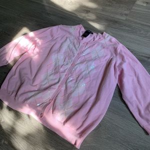 CUTE PINK ARGYLE SWEATER!